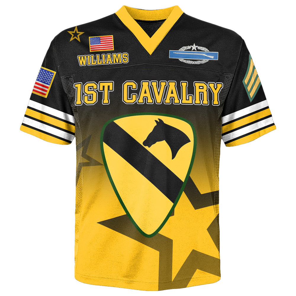 Custom Division All Branches Football Jersey Shirt For Military Veteran H2511
