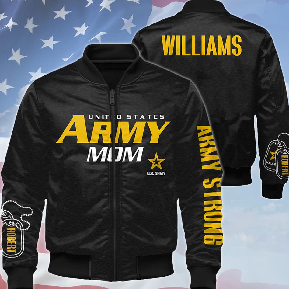 Custom Proud Army Mom Dad Personalized All Over Print Shirt Hoodie Gift For US Military Mom Dad Graduation Day Proud Shirt H2511 Trna