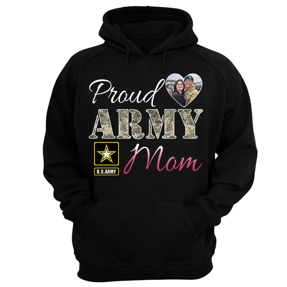 Proud Army Mom Dad Wife... Custom Shirt For Military Family Members Proud Shirt Support Our Troops Shirt H2511 Trna