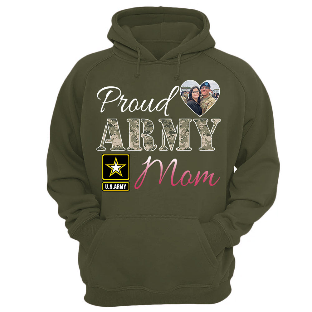 Proud Army Mom Dad Wife... Custom Shirt For Military Family Members Proud Shirt Support Our Troops Shirt H2511 Trna