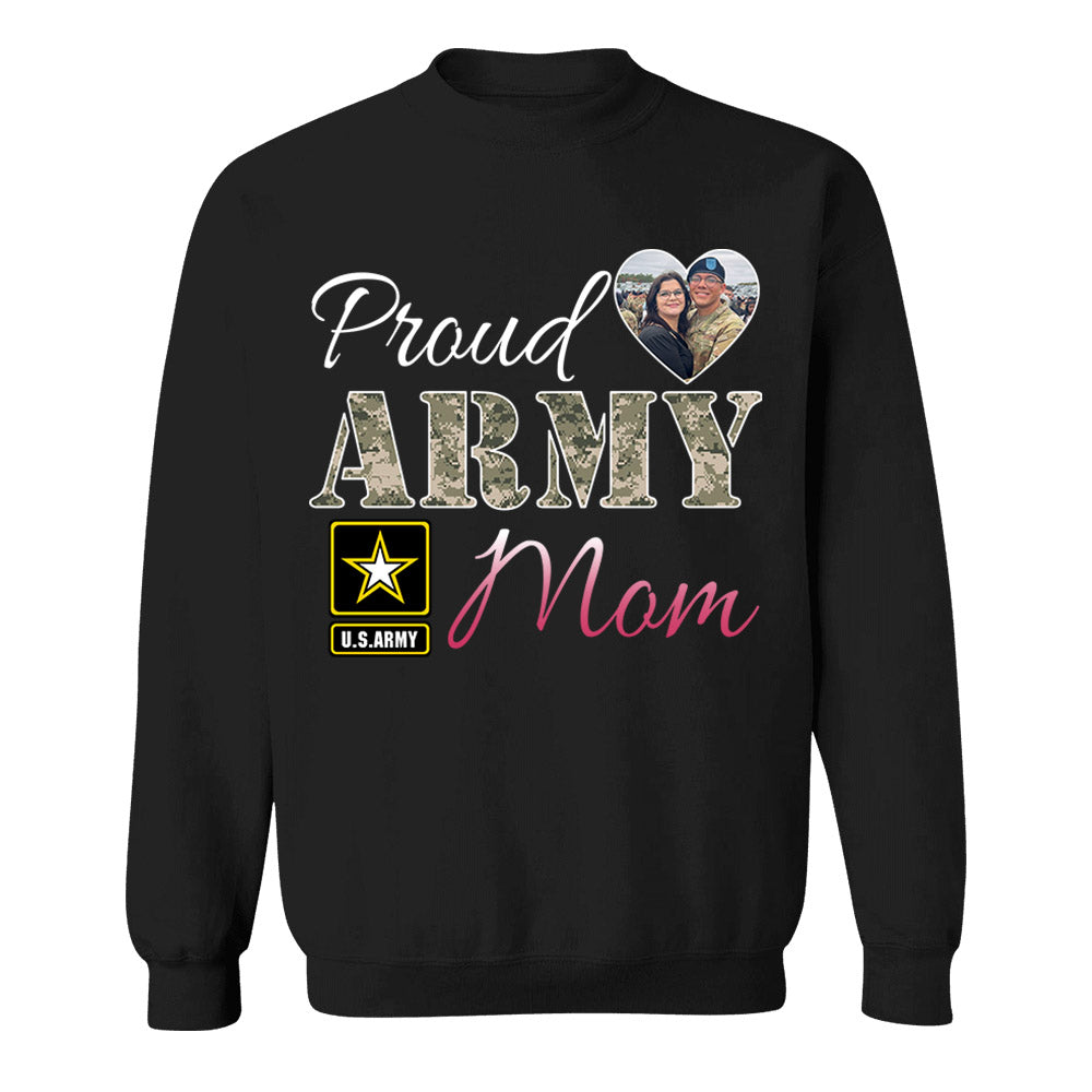 Proud Army Mom Dad Wife... Custom Shirt For Military Family Members Proud Shirt Support Our Troops Shirt H2511 Trna