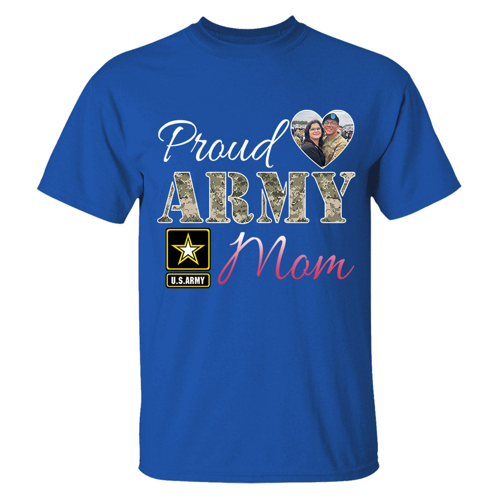Proud Army Mom Dad Wife... Custom Shirt For Military Family Members Proud Shirt Support Our Troops Shirt H2511 Trna