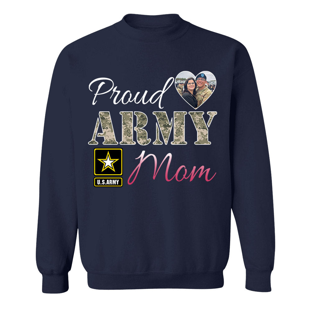 Proud Army Mom Dad Wife... Custom Shirt For Military Family Members Proud Shirt Support Our Troops Shirt H2511 Trna
