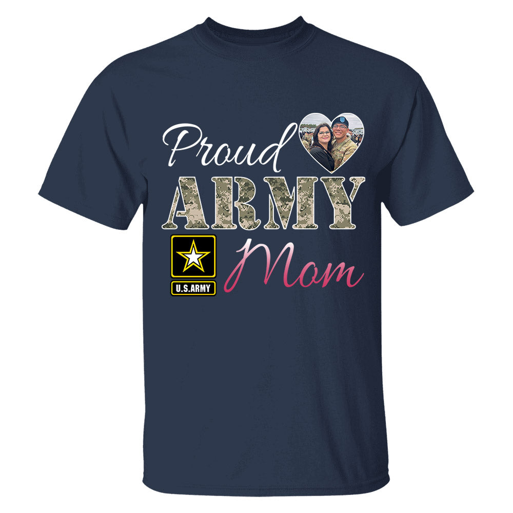 Proud Army Mom Dad Wife... Custom Shirt For Military Family Members Proud Shirt Support Our Troops Shirt H2511 Trna