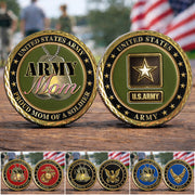Proud Mother Of A Soldier Challenge Coin Custom Coin Military Family Members H2511 Trna