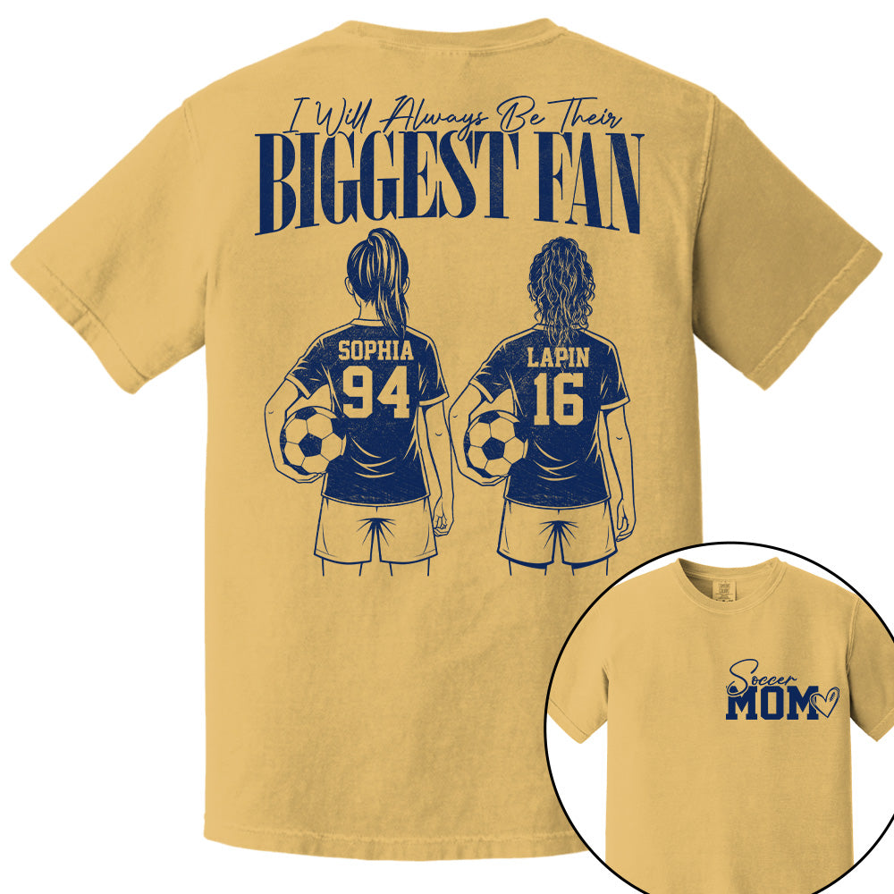 I'll Always Be Your Biggest Fan - Washed Tee Retro Bootleg Shirt For Soccer Players T24