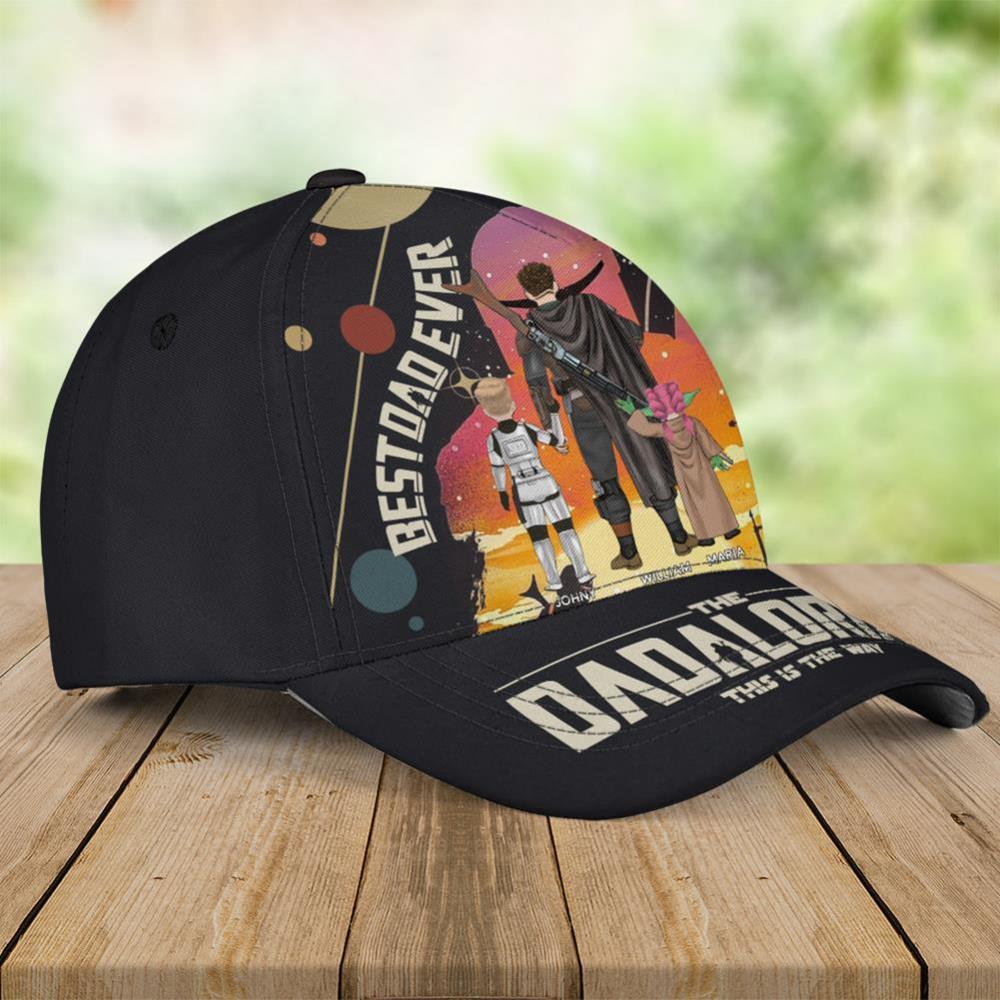 Best Dad Ever - The Dadalorian Personalized Gifts For Dad Classic Cap