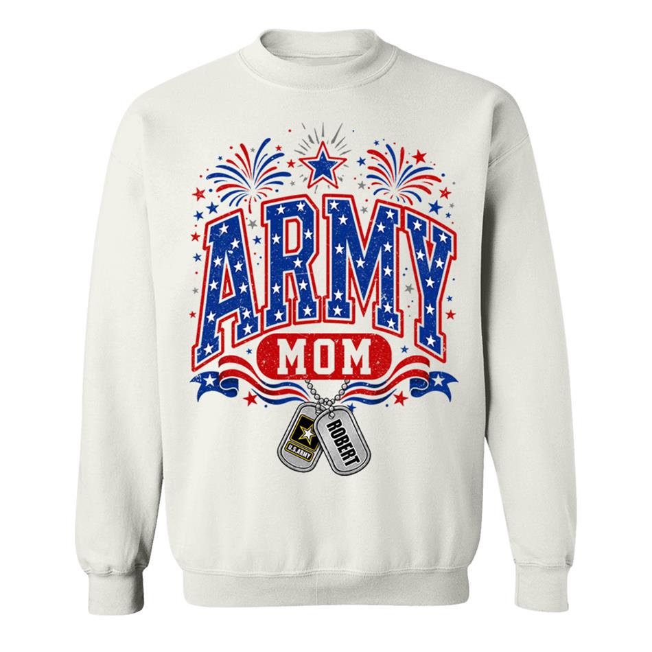4TH July Army Mom Custom Shirt For Proud Military Mom Aunt Sister Grandma Shirt H2511 Trna