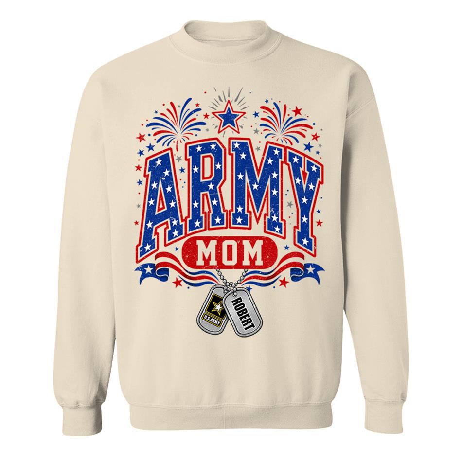 4TH July Army Mom Custom Shirt For Proud Military Mom Aunt Sister Grandma Shirt H2511 Trna