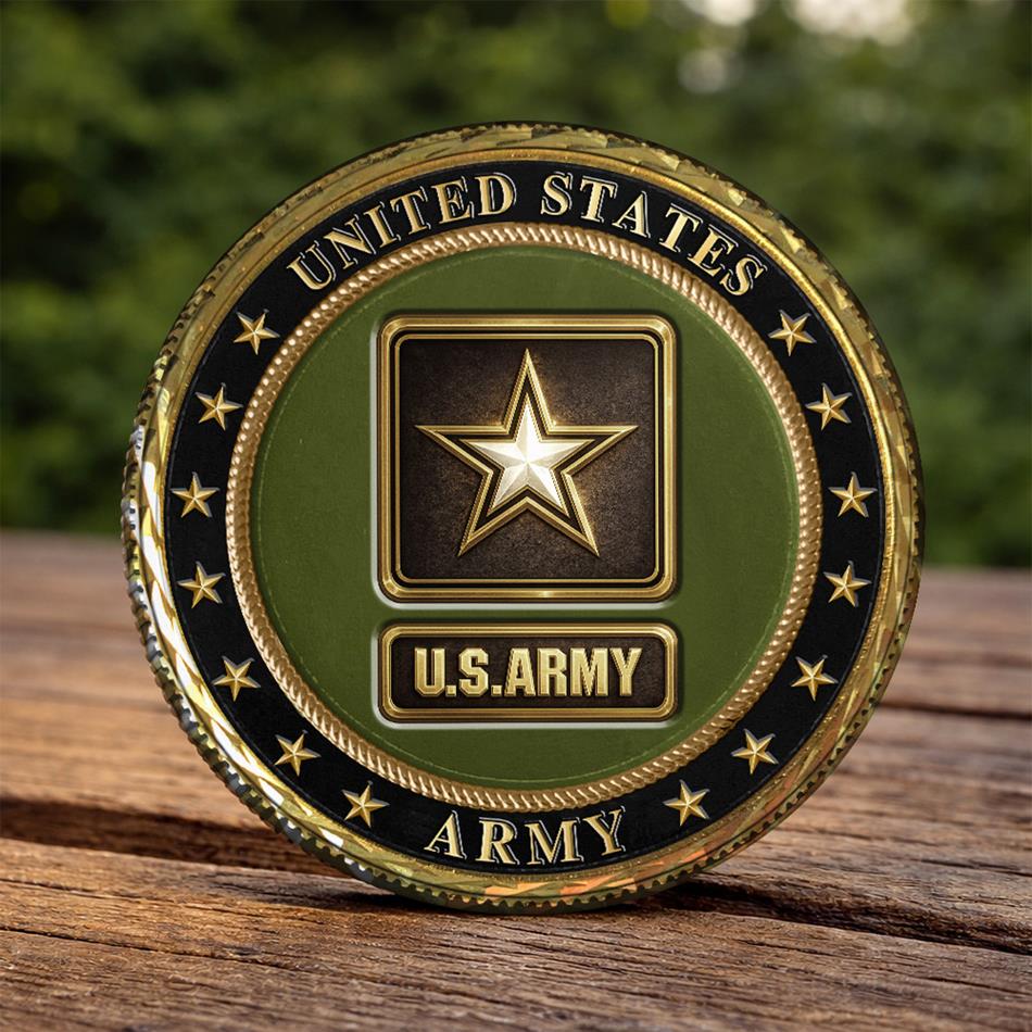 Proud Mother Of A Soldier Challenge Coin Custom Coin Military Family Members H2511 Trna