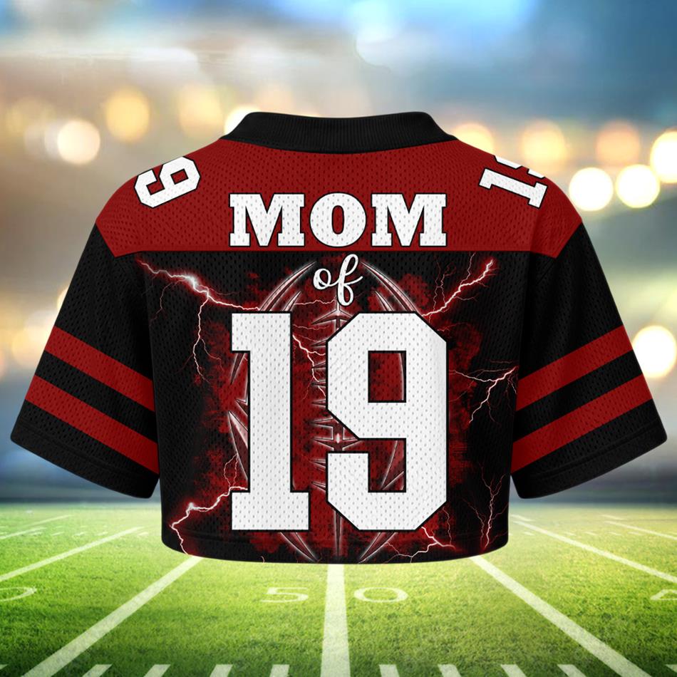 Custom Photo Cropped Football Jersey Shirt For Football Family Game Day Shirt H2511 Trna