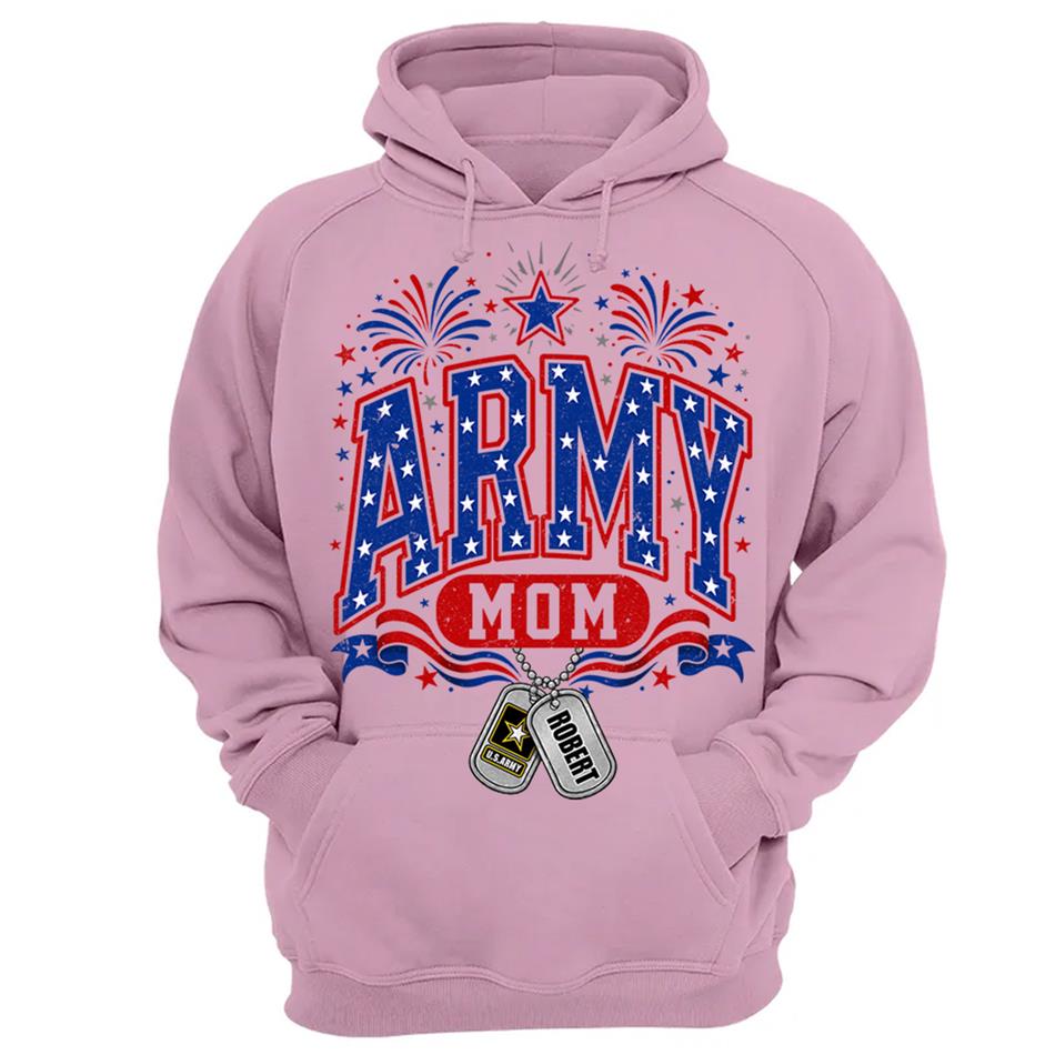 4TH July Army Mom Custom Shirt For Proud Military Mom Aunt Sister Grandma Shirt H2511 Trna
