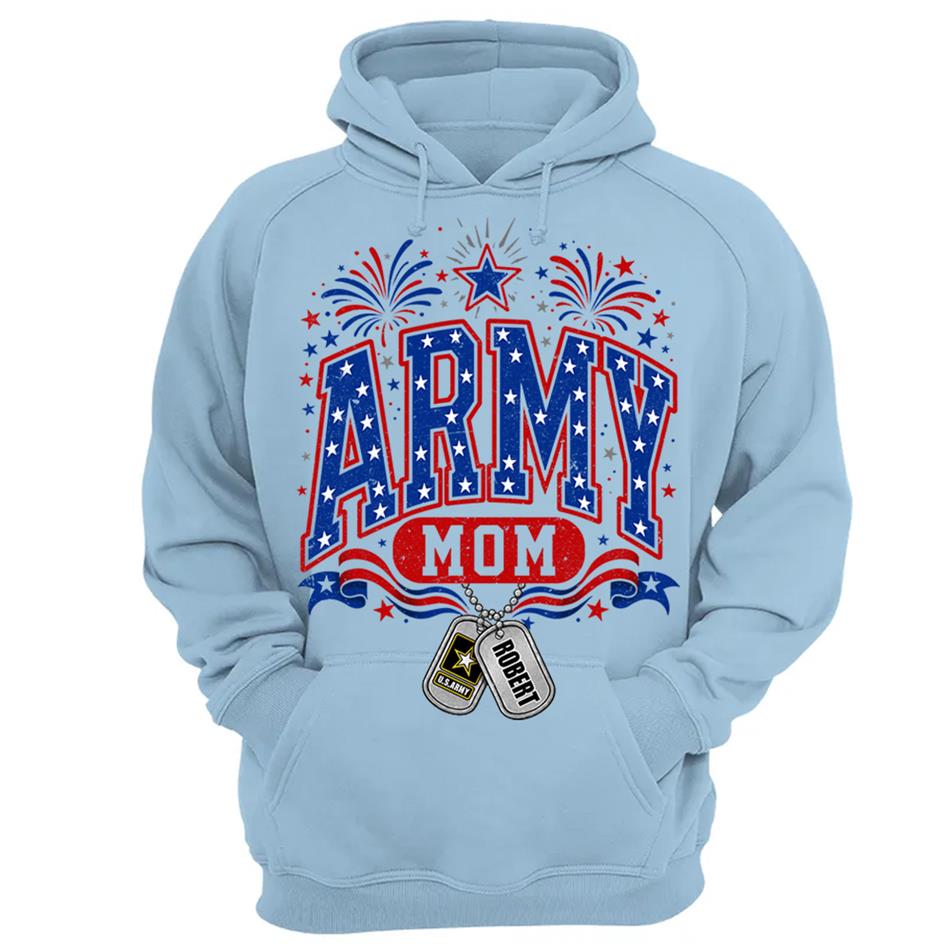 4TH July Army Mom Custom Shirt For Proud Military Mom Aunt Sister Grandma Shirt H2511 Trna