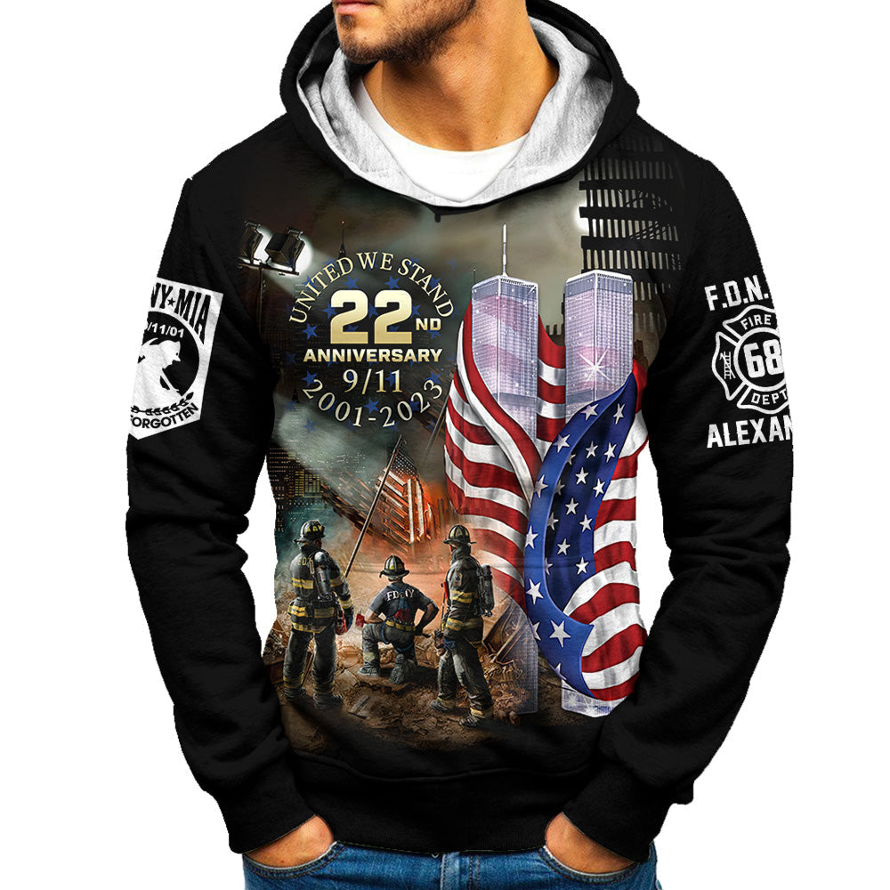 All Gave Some Some Gave All 911 Never Forget 343 Firefighter Personalized All Over Print Shirt For Firefighter H2511