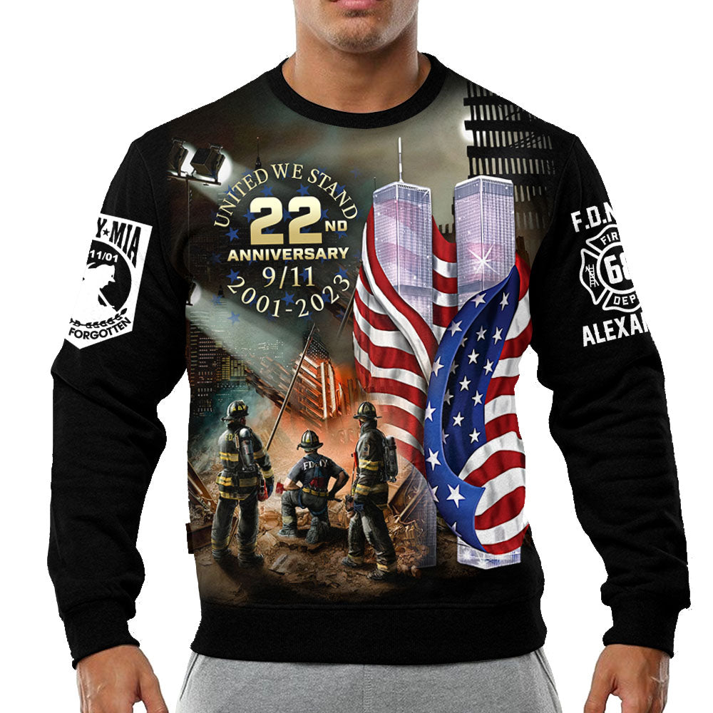 All Gave Some Some Gave All 911 Never Forget 343 Firefighter Personalized All Over Print Shirt For Firefighter H2511