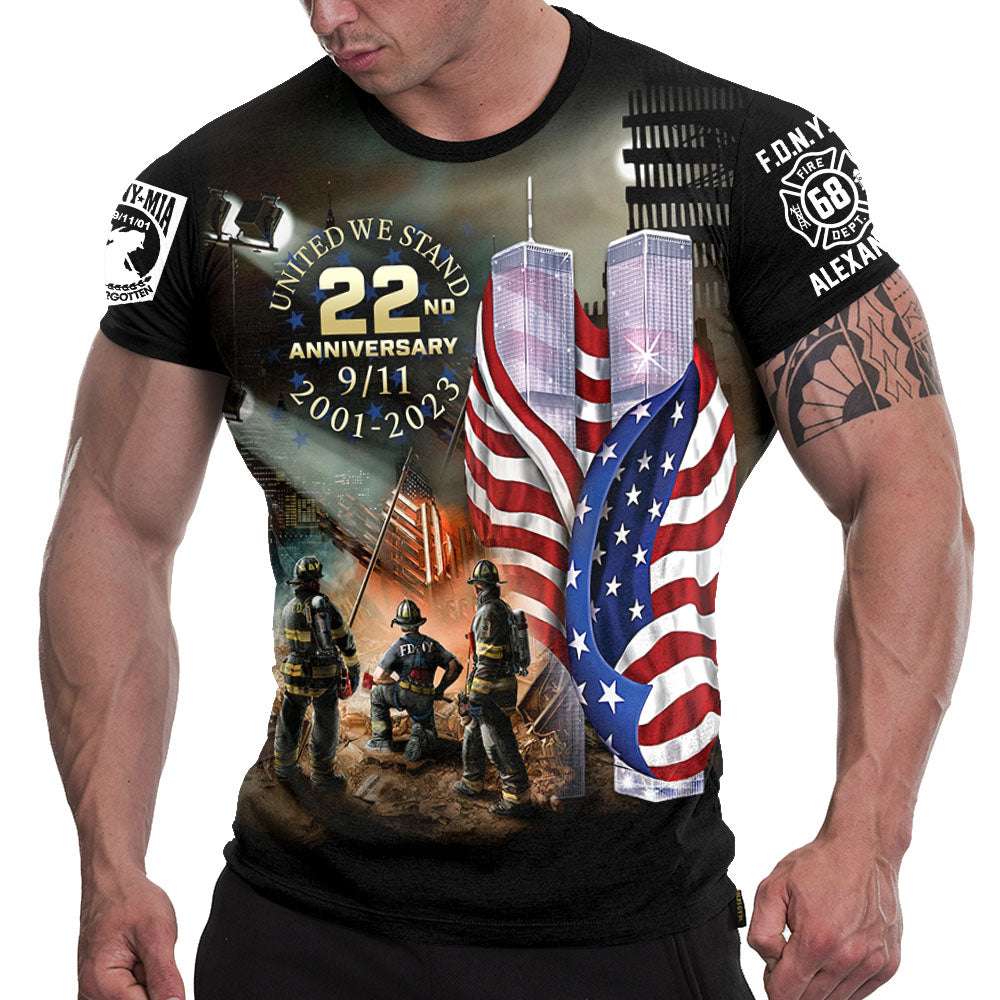 All Gave Some Some Gave All 911 Never Forget 343 Firefighter Personalized All Over Print Shirt For Firefighter H2511