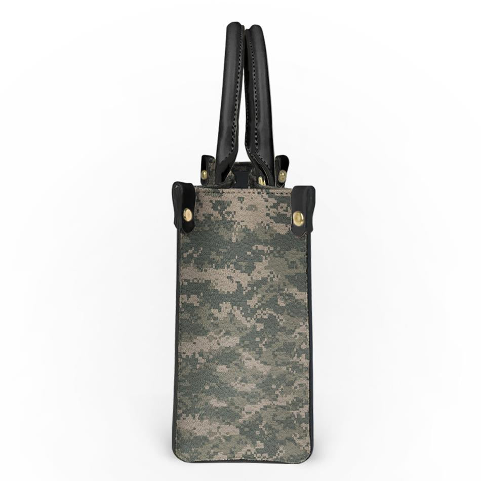 Proud Army Mom Custom Camouflage Leather Handbag Gift For US Army Mom Wife Grandma Sister... Military Gift H2511 Trna