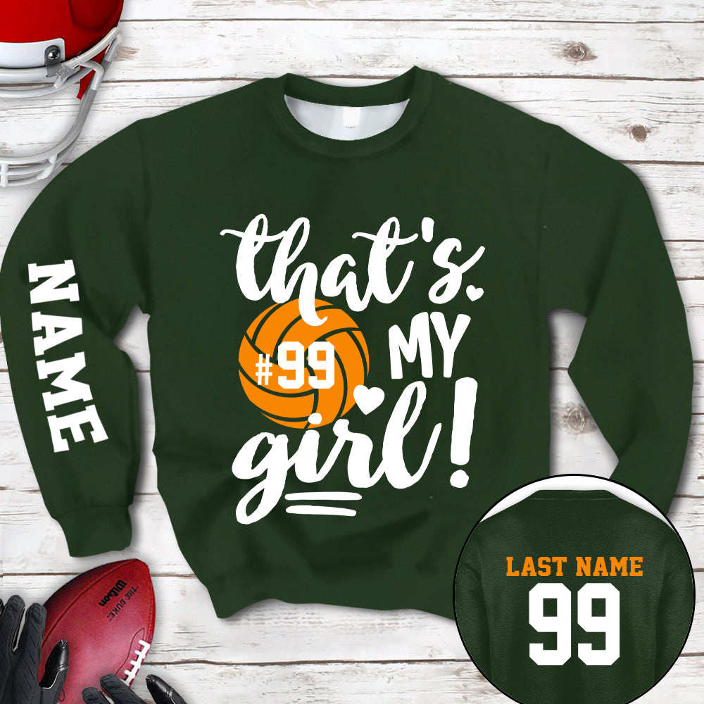 Personalized Shirt Volleyball Spirit Volleyball Mom Cute All Over Print Shirt For Volleyball Mom Grandma Volleyball Family Game Day Shirt H2511