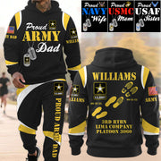 Proud Army Mom Dad Sister Family Members All Over Print Shirt Pant Vr3 Custom Recruit Training Unit Designation Shirt For Proud Military Family Graduate Shirt H2511