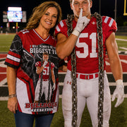 I Will Always Be Your Biggest Fan Personalized All Over Print Football Jersey For Football Mom Grandma Sport Family H2511