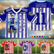 I Will Always Be Your Biggest Fan Personalized Football Jersey Shirt For Football Mom Dad Of Player Custom Photo Game Day Jersey H2511 Trna