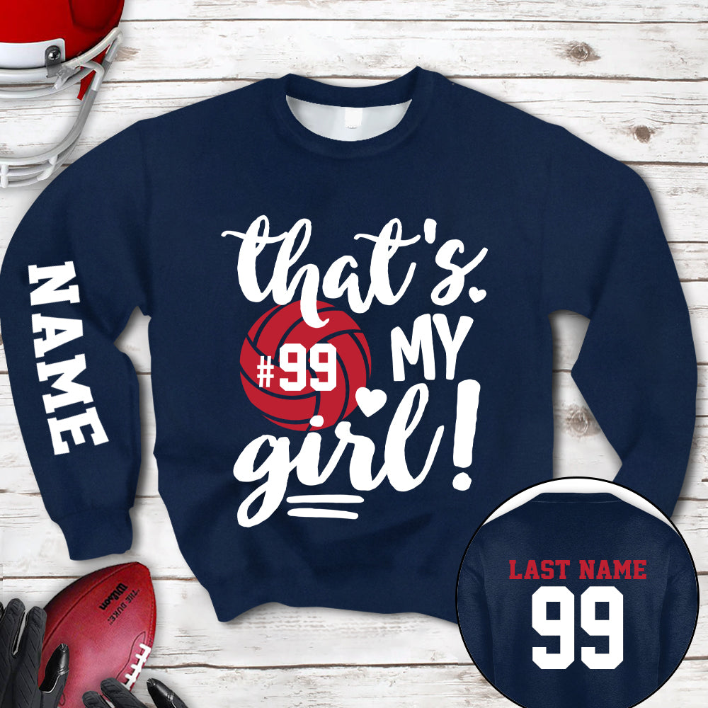 Personalized Shirt Volleyball Spirit Volleyball Mom Cute All Over Print Shirt For Volleyball Mom Grandma Volleyball Family Game Day Shirt H2511