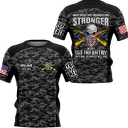 What Doesnt Kill You Makes You Stronger Personalized All Over Print Shirt   Shirt For Veteran H2511