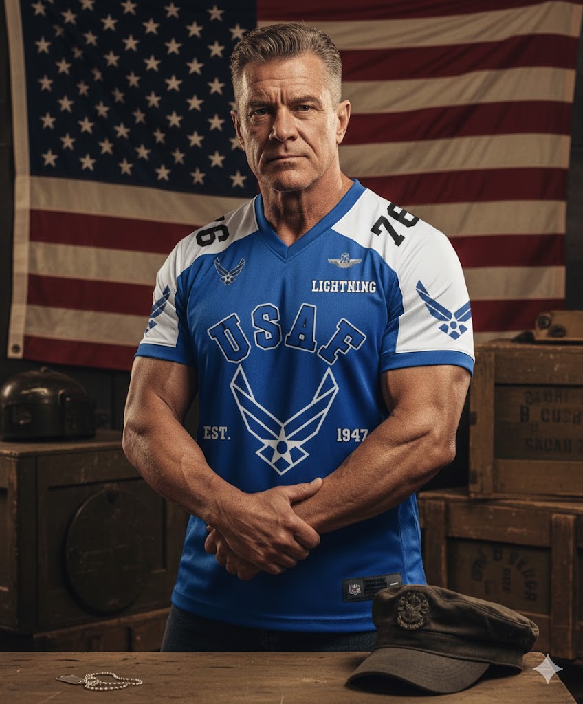 Limited Football Jersey Custom For US Military Veteran Dad Grandpa H2511