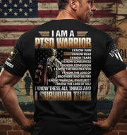 I Am PTSD Warrior I Survived Them Personalized Shirt For Veteran H2511