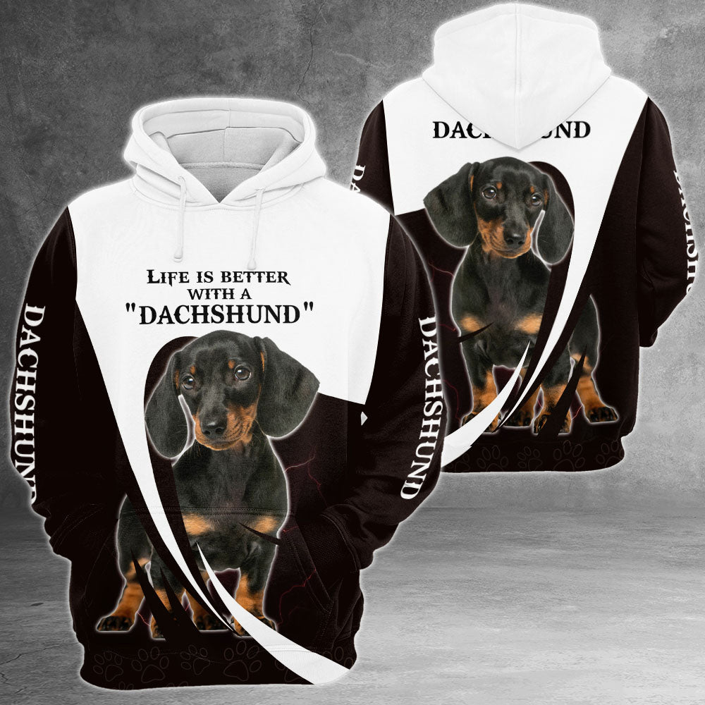 Dachshund Life Is Better With A 3D All Over Print Shirts