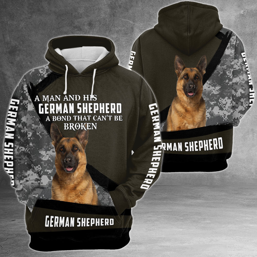 German shepherd A Man And His 3D All Over Print Shirts