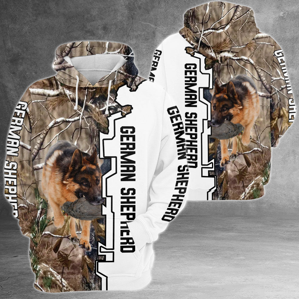 German Shepherd Hunting 3D All Over Print Shirts