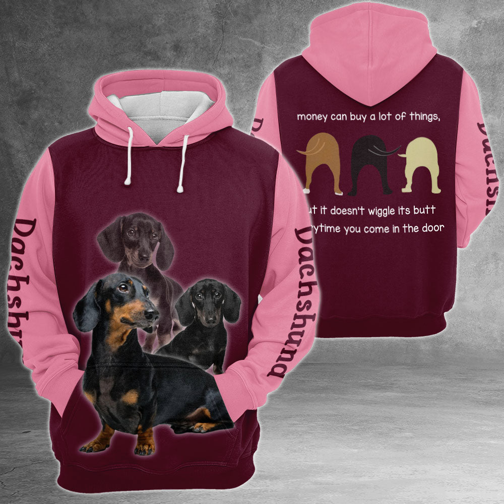 Dachshund Money Can Buy A Lot Of Things 3D All Over Print Shirts