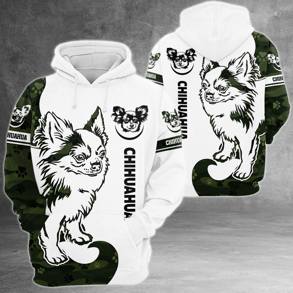 Chihuahua Camo 3D All Over Print Shirts