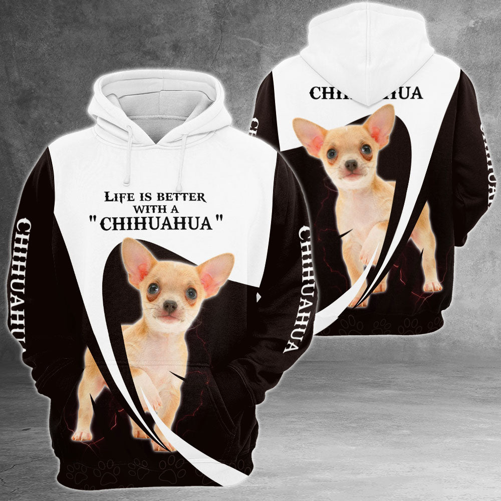 Chihuahua Life Is Better With A 3D All Over Print Shirts